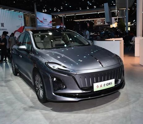 Benzin Atau Bahan Bakar Listrik 2024 Hongqi Eqm5 Mobil Hitam Warna Efisien Ventilasi Kursi