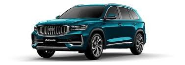 Modern Geely Manjaro SUV Warna Hijau Kecepatan Tinggi 5 Kursi SUV Mid Size