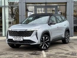 5 kursi Geely Atlas Boue SUV Mobil bensin mewah Pengemudi tangan kiri
