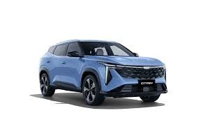 Geely Cityray SUV Warna Biru Kendaraan Komersial Roda Depan Drive Urban Crossover